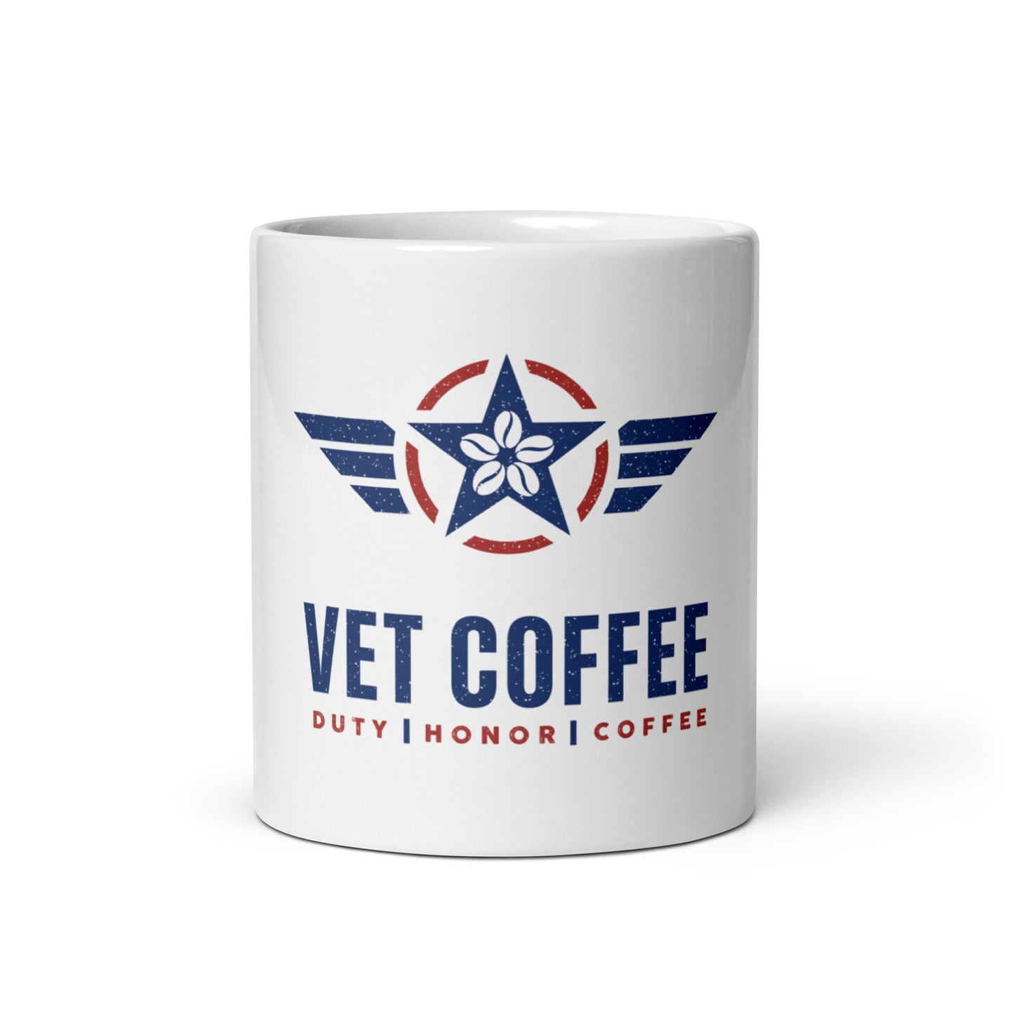 White Vet Coffee Logo Mug