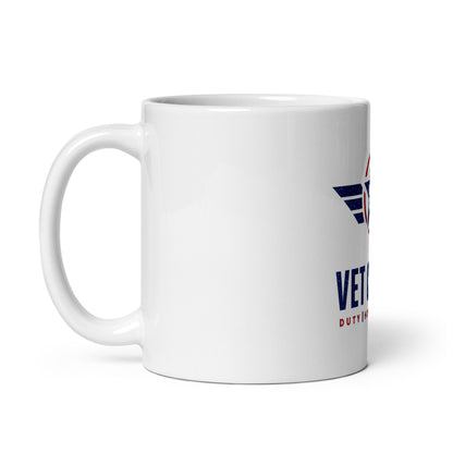 White Vet Coffee Logo Mug