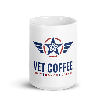 White Vet Coffee Logo Mug