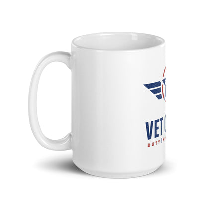 White Vet Coffee Logo Mug