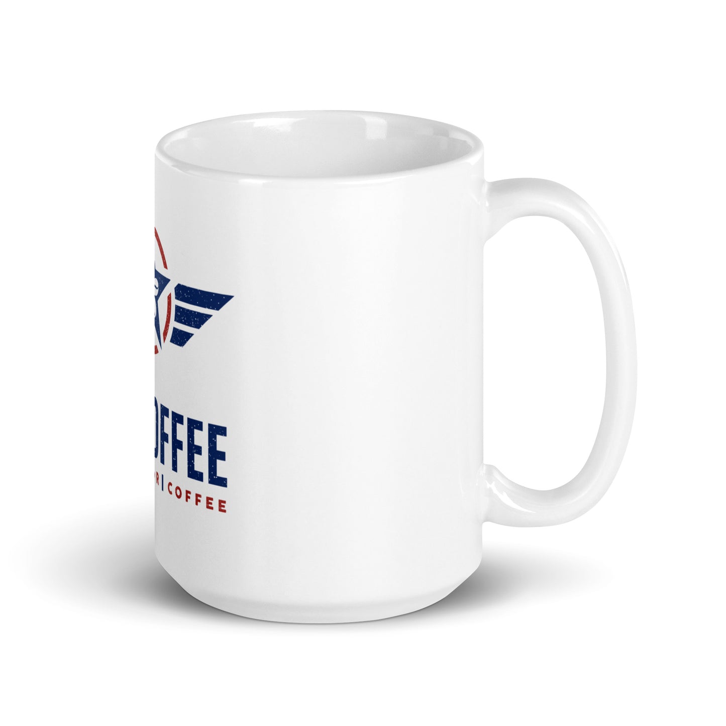 White Vet Coffee Logo Mug