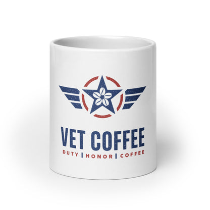 White Vet Coffee Logo Mug