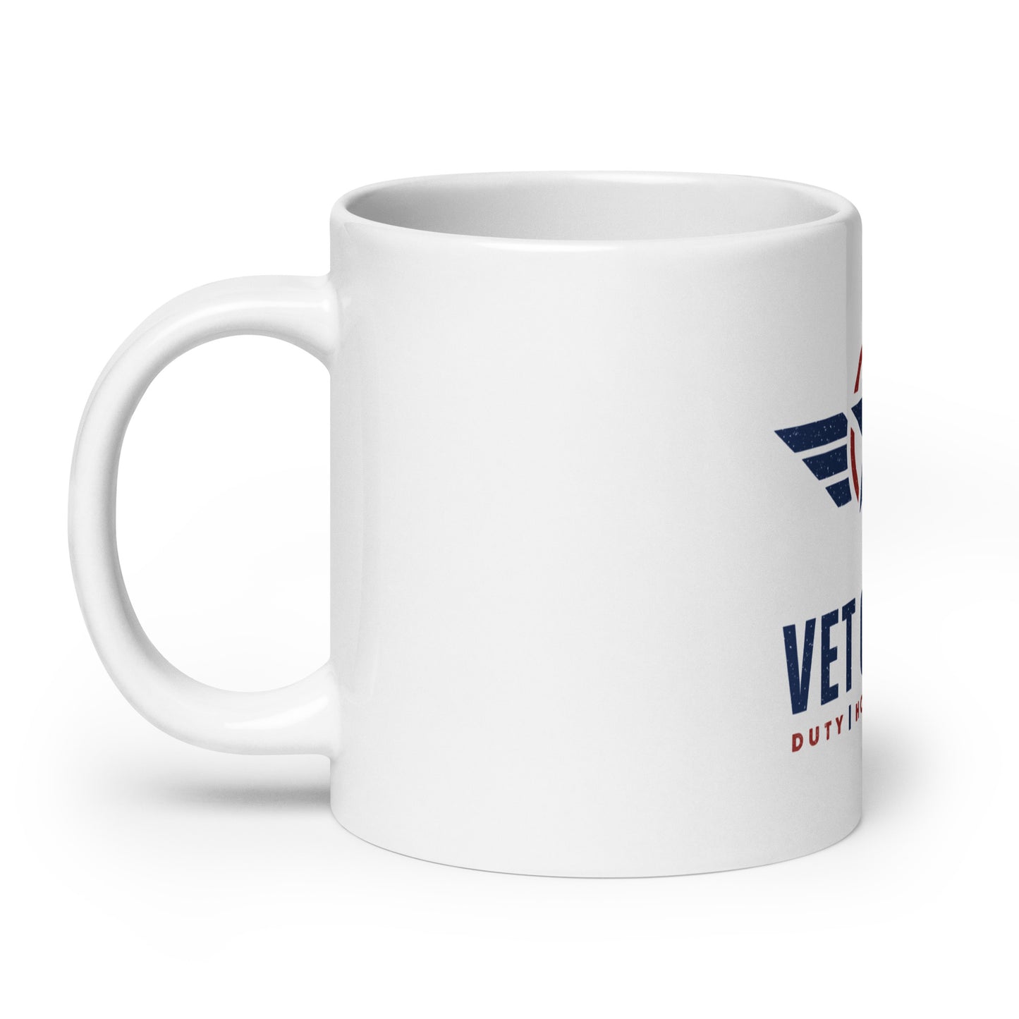 White Vet Coffee Logo Mug